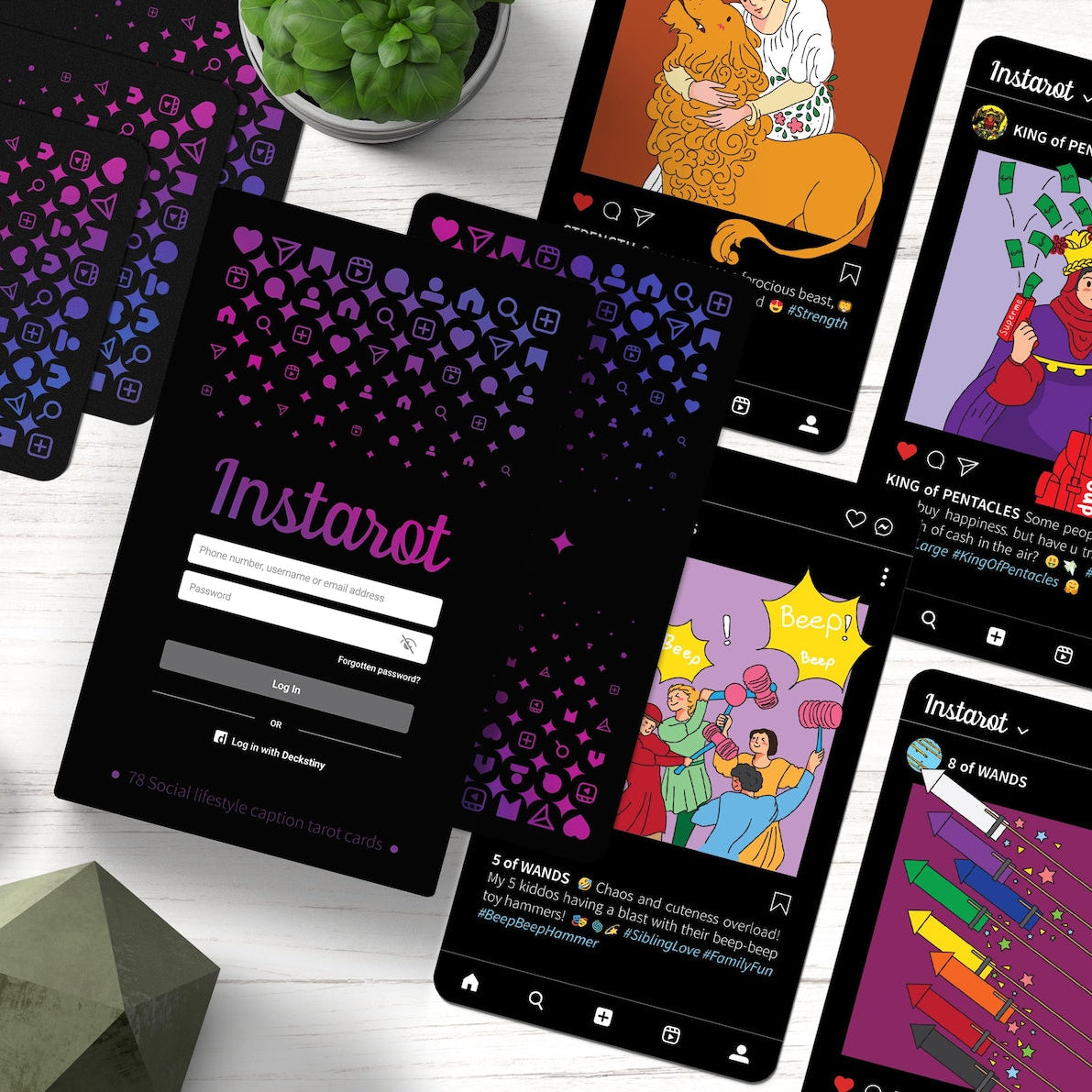 Instarot Tarot Night Mode